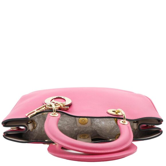 Christian Dior  Diorissimo Medium Calfskin Leather Tote Bag Fuchsia - Picture 5 of 15